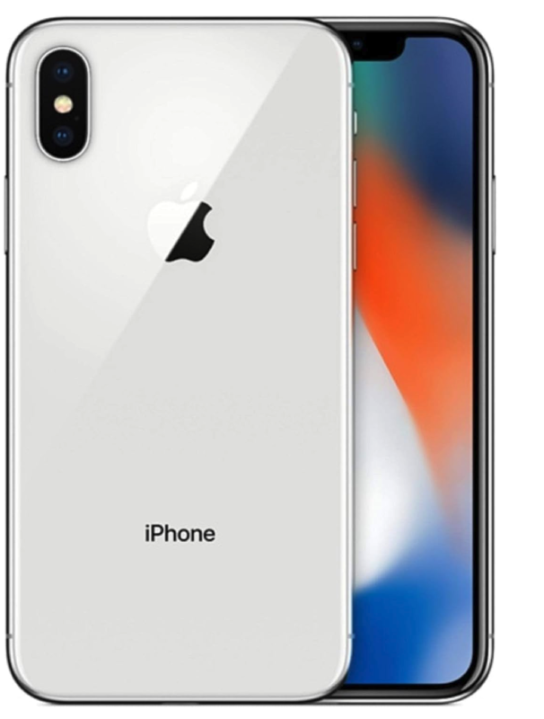 Apple iPhone X, 64GB, Silver - For T-Mobile (Renewed)